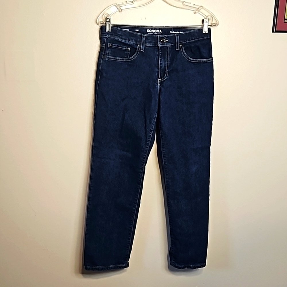 Sonoma Goods For Life Boys Slim Straight Jeans Size 12 Husky